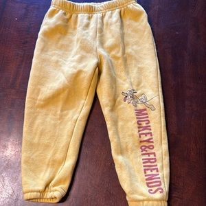 Disney Mickey And Friends 3T Boys Sweatpants With Pluto EUC